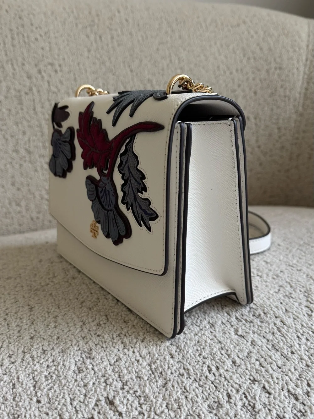 Tory Burch white leather